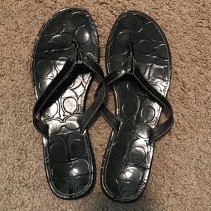 Coach flip flops